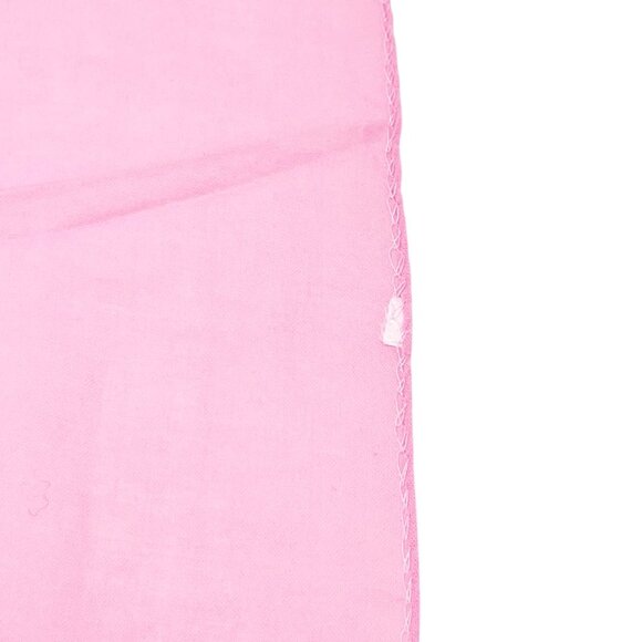 CHANEL Vintage 00S CC Mark Logo Shawl Scarf Wrap Pareo Skirt Pink Green [104228] - Picture 13 of 13